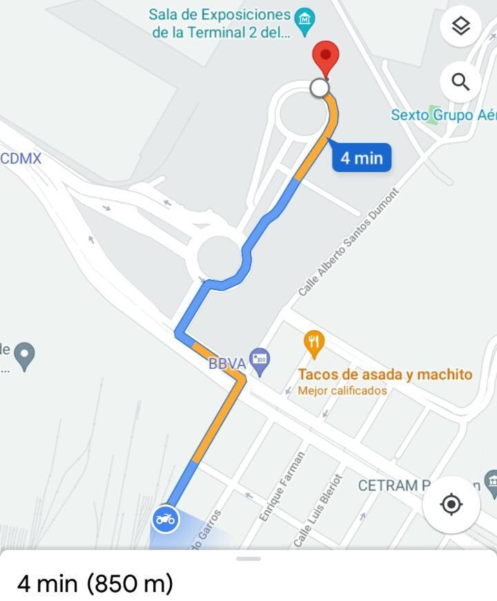 Departamento Cercano Al Aeropuerto T2, A 2 Calles Ciudad de México Exterior foto